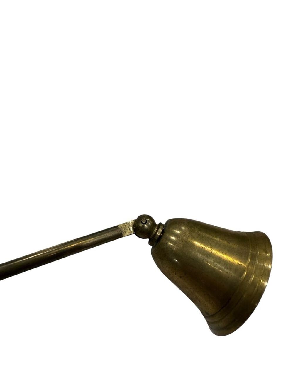 Vintage Brass Candle Snuffer with Bell Shaped Extinguisher – 6” Long - Picture 7 of 7